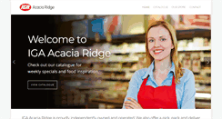 Desktop Screenshot of igaacaciaridge.com.au